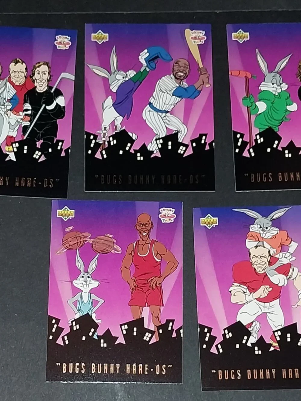 1993 Upper Deck Looney Tunes 90 Card Set & BBH1-5